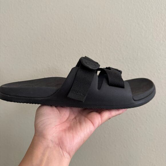 CHACOS  Black Chillos Slide Sandal Size 10 - Picture 7 of 10